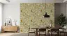 Modern Sage Green Terrazzo Chip Design Wallpaper 6