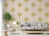 Gold Floral Geometric Pattern Kids' Wallpaper 8