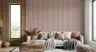 Vintage Dusty Rose Floral Stripe Pattern Wallpaper 6