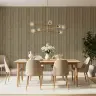 Vintage Floral Vertical Stripe Wallpaper 6