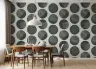 Modern Stippled Circle Pattern Wallpaper 6