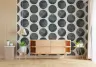 Modern Stippled Circle Pattern Wallpaper 8