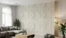 Modern Abstract Woodgrain Textured Cream Wallpaper 6