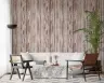 Dusty Rose Abstract Woodgrain Textured Wallpaper 6