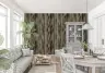 Distressed Woodgrain Vertical Lines Wallpaper 8