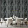 Charcoal Grey Abstract Wood Texture Wallpaper 6