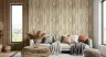 Contemporary Beige Woodgrain Textured Wall Mural 7