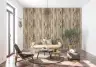 Organic Vertical Wood Grain Texture Wallpaper 8