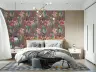 Maroon Paradise Parrot and Orchid Jungle Wallpaper 8