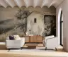 Rustic Farmhouse Landscape Painterly Wall Mural 6