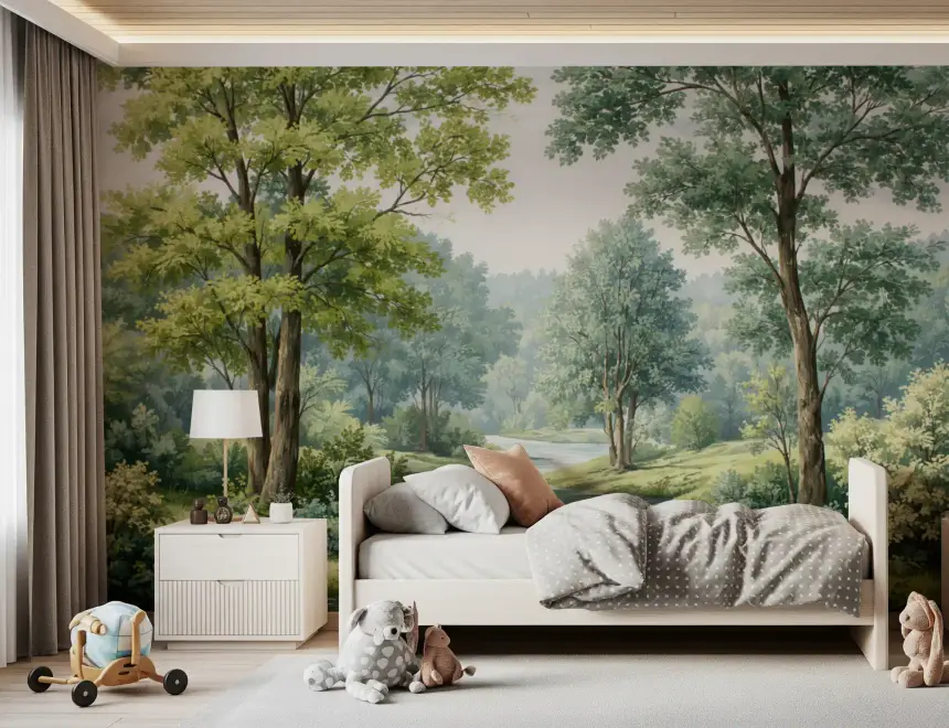 Forest River Serenity Wall Mural