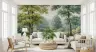Emerald Hues Forest Panorama Wallpaper Mural 6