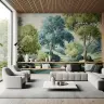 Classic Woodland River Landscape Wall Mural 8