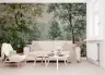 Painterly Forest River Verdant Valley Wall Mural 7