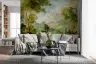 Painterly Verdant Landscape Wall Mural 6