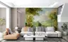 Painterly Verdant Landscape Wall Mural 7