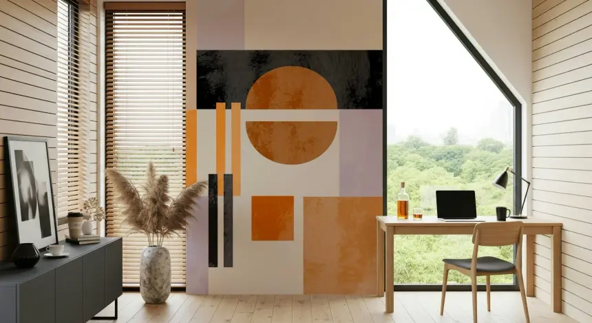 Abso Light Geometry Wall Mural
