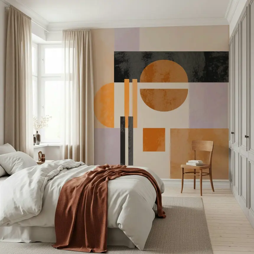 Abso Light Geometry Wall Mural