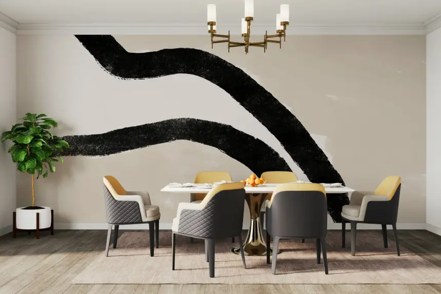 Abstract Form Wall Mural - 2303123