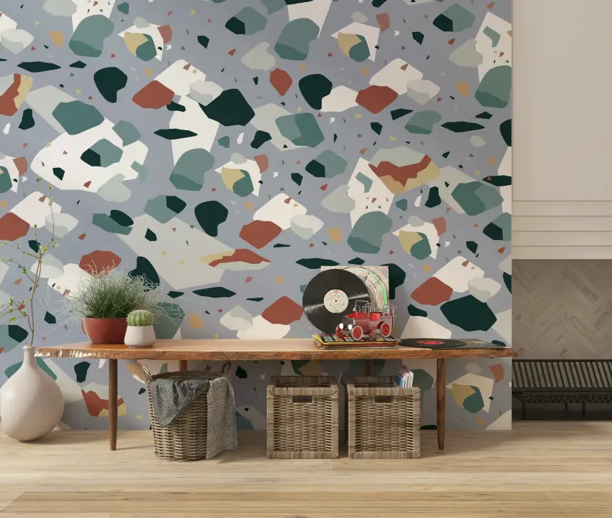 Confetti Stone Wall Mural - 2759441