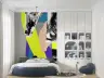 Vibrant Abstract Collage Wall Mural with Artistic Textures 7