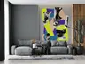 Vibrant Abstract Collage Wall Mural with Artistic Textures 6