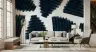 Indigo Brushstroke Wall Mural 8
