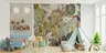 Abstract Botanical Leaf Overlay Wall Mural 7