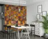 Abstract Block Print Wallpaper 7