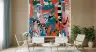 Dynamic Abstract Art Collage Wall Mural 7
