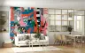 Dynamic Abstract Art Collage Wall Mural 6