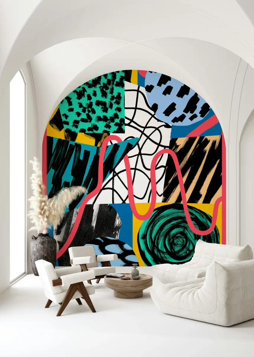 Telephaty Wall Mural