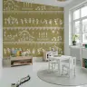 Warli Tribal Village Scene Wall Mural 8