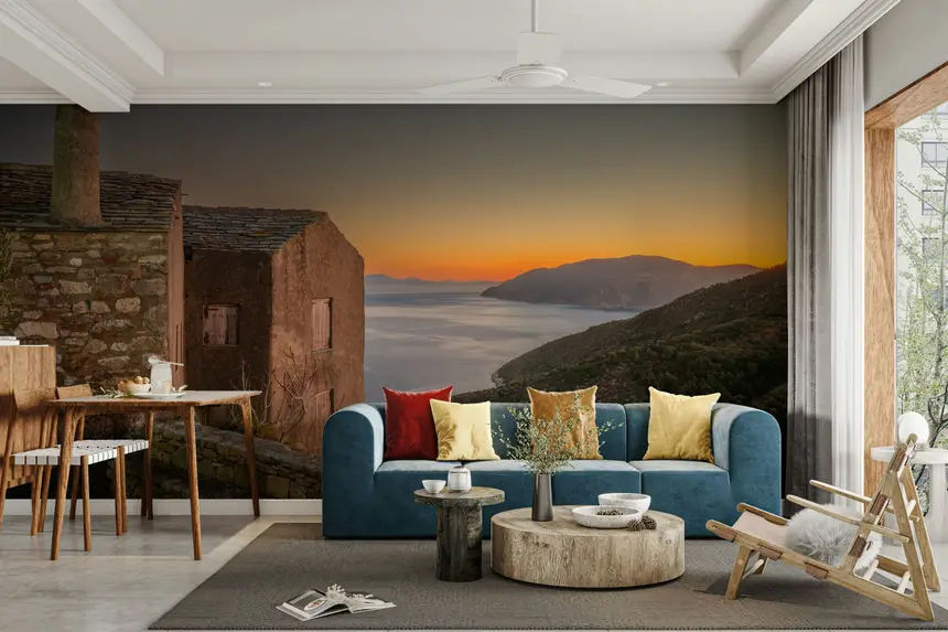 Aegean Vista Wall Mural