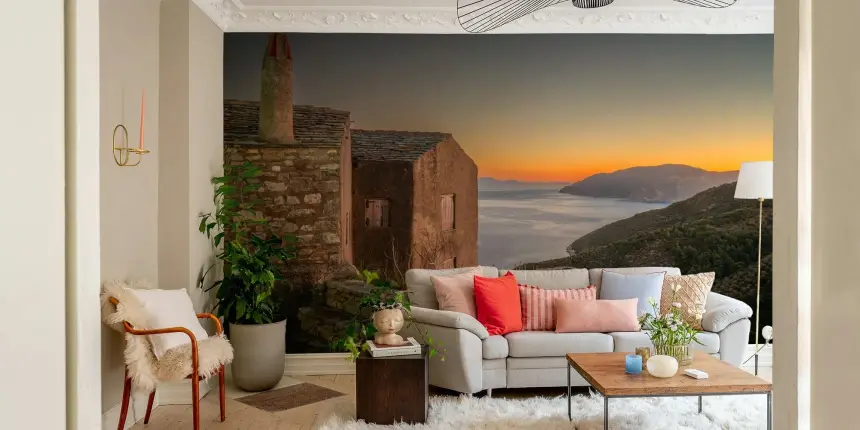 Aegean Vista Wall Mural