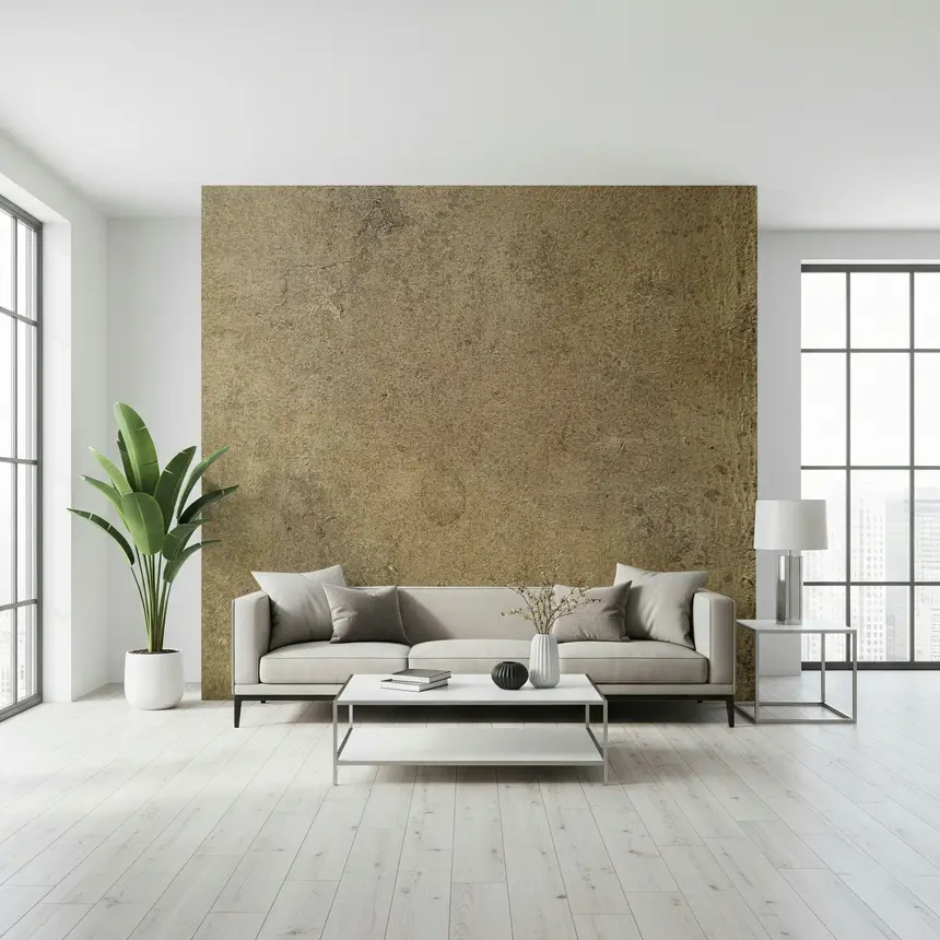 Aged Leather - Chamois Wall Mural