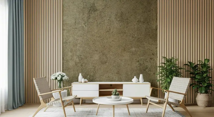 Aged Leather - Hide Wall Mural