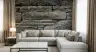 Textured Stacked Stone Wall Mural 8