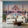 Taj Mahal Reflection Wall Mural 6