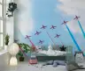 Red Arrows Jet Formation Wall Mural 7
