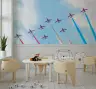 Red Arrows Jet Formation Wall Mural 6