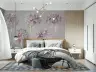 Misty Mauve Allium Flower Underside Wallpaper Mural 8