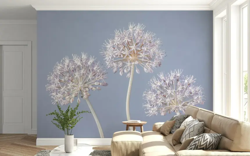 Allium Triplet Wall Mural