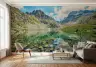 Mountain Lake Landscape Wall Mural 8