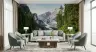 Emerald Lake Alpine Forest Peaks Wall Mural 7