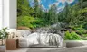 Mountain Stream Forest Wall Mural 7