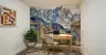 Watercolor Mountain Village Wall Mural 6
