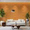 Geometric Diamond Orange Wallpaper 7