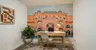 Amber Palace Regal Facade Teal Accents Wallpaper Mural 8