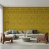 Yellow Geometric Pattern Wallpaper 7